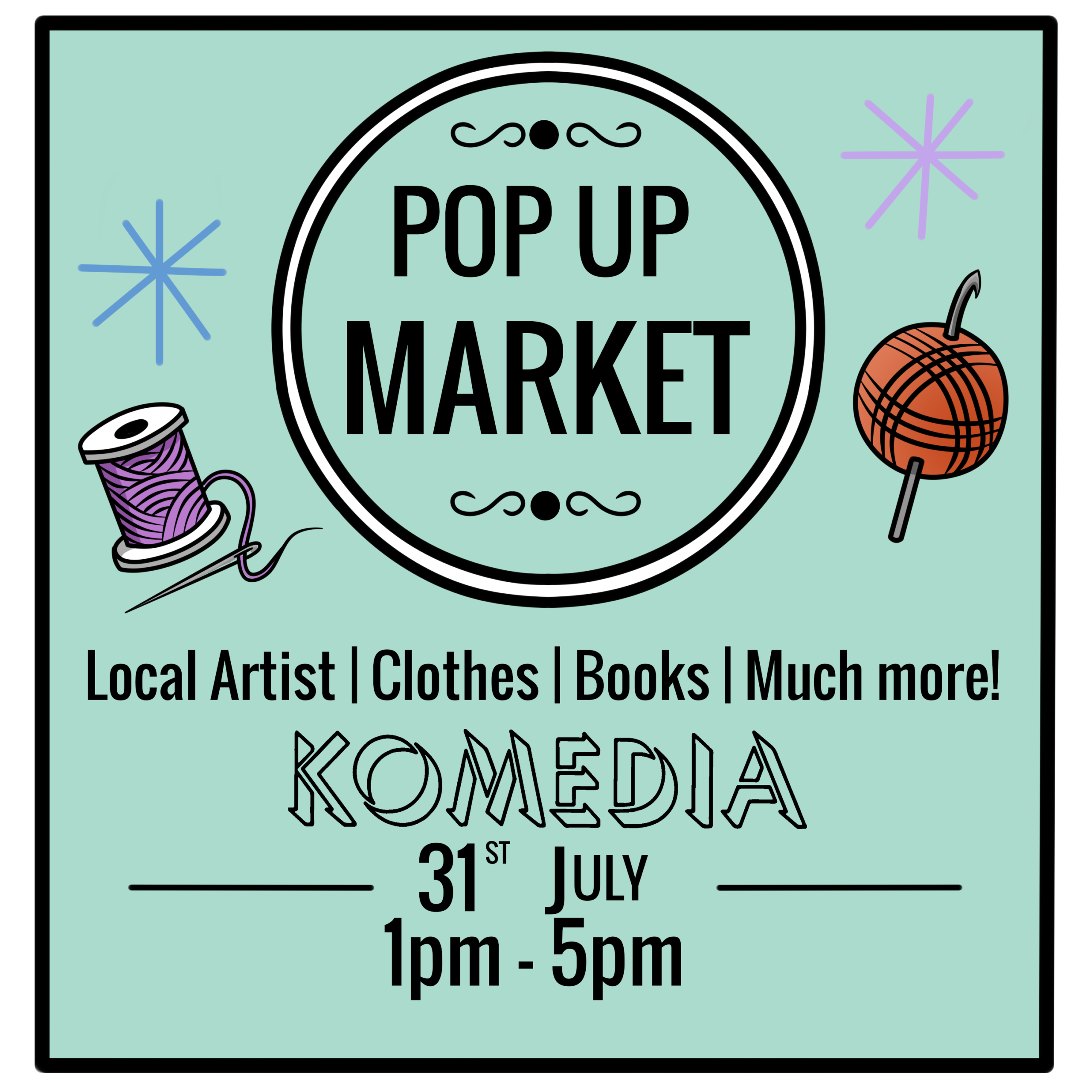 Komedia Pop Up Market